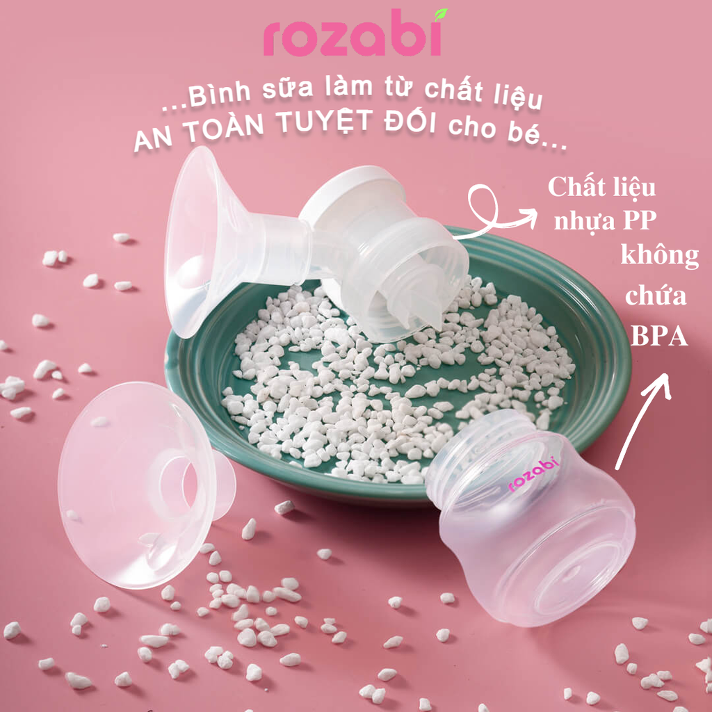 Máy hút sữa điện đôi Rozabi Basic Plus