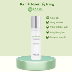 Nước tẩy trang chiết xuất nhụy hoa nghệ tây Lagumi Micellar Cleansing Water 150ml