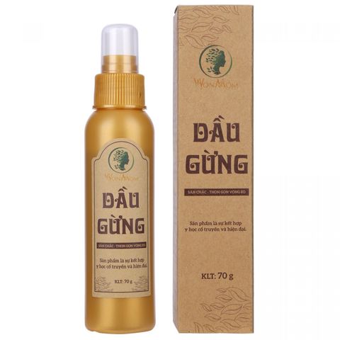 Dầu gừng WonMom 70g giảm eo săn chắc bụng sau sinh