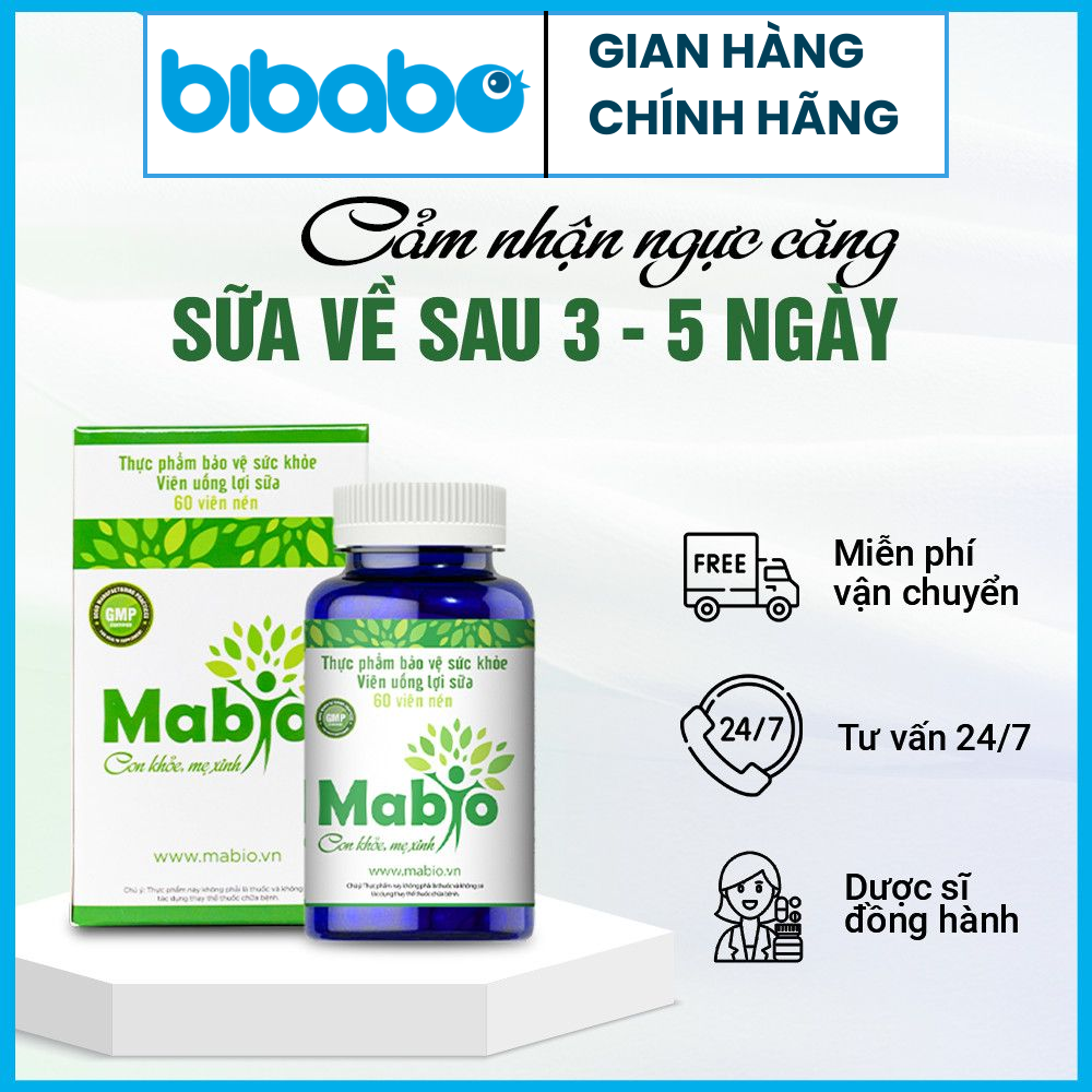 Viên uống lợi sữa Mabio 60 viên