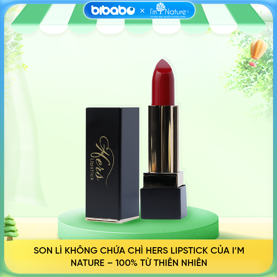 Son lì không chứa chì Hers Lipstick của I'M NATURE – 100% từ thiên nhiên