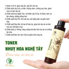 Toner Nhuỵ hoa nghệ Tây Wonmom