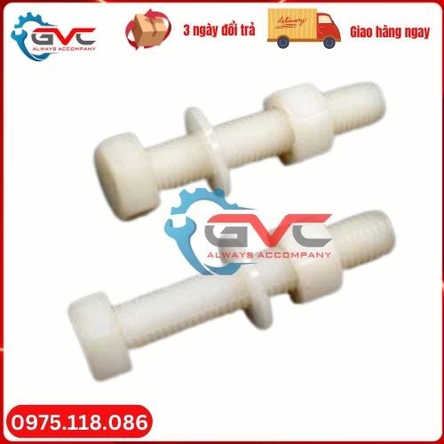Bu long lục giác chìm bằng nhựa - bulong nhựa M5x20, M6x30,