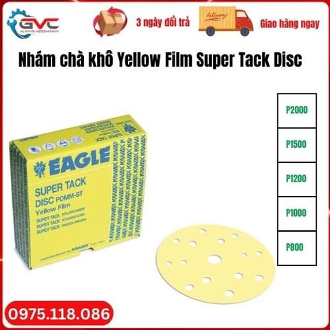 Nhám chà khô Yellow Film Super Tack Disc