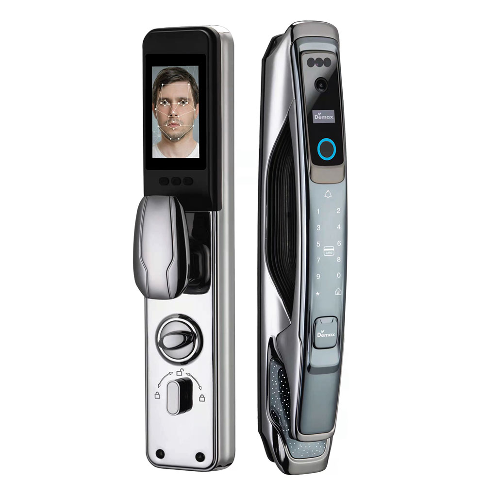 Khóa cửa nhận diện khuôn mặt Demax EL968 BN ID APP WIFI