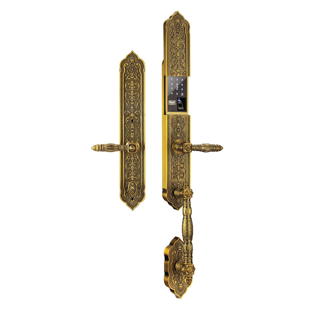 Khóa Cửa Đại Sảnh Biệt Thự EL888 GB BRASS – Nâng Tầm Đẳng Cấp Sống