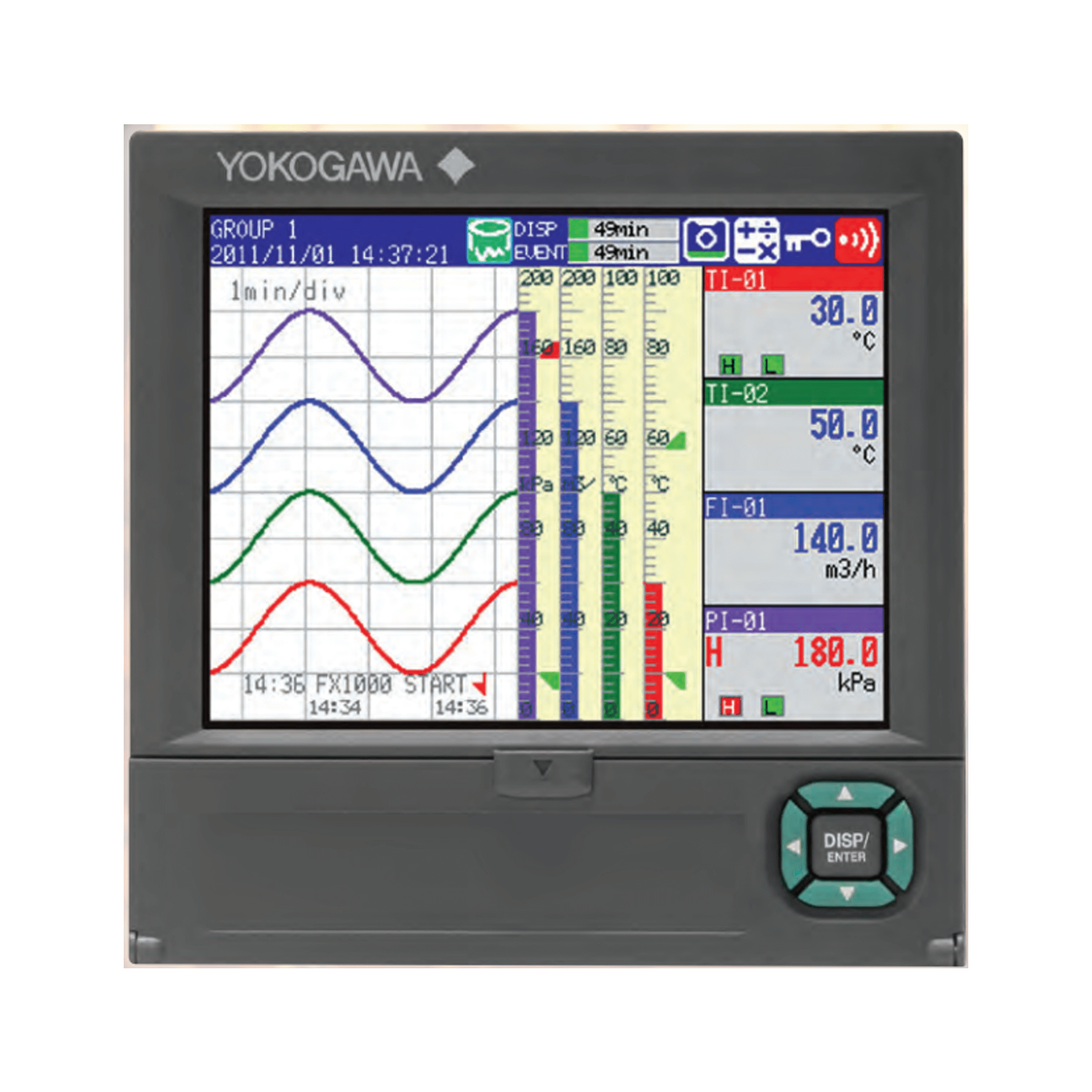  FX1000 - Thiết bị thu thập dữ liệu điện tử (Paperless Recorder) - hãng Yokogawa 