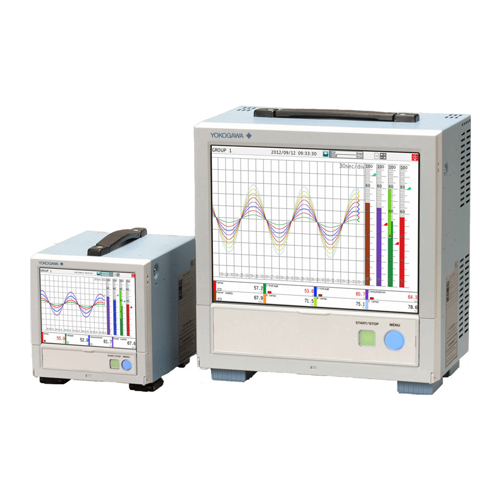  GP10, GP20 - Bộ ghi nhiệt độ, dữ liệu (Paperless Touch Screen Recorder) - hãng Yokogawa 