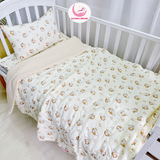  Bộ nệm chăn gối cho bé/ Muslin 