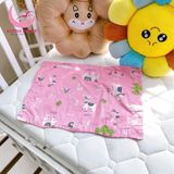  Vỏ áo gối nằm cho bé/ Vải Cotton Satin Hàn Quốc 