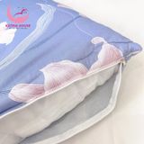  Gối nằm chần gòn ruột lông vũ 50x70cm/ Tencel 40s 