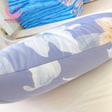  Gối nằm chần gòn ruột lông vũ 50x70cm/ Tencel 40s 