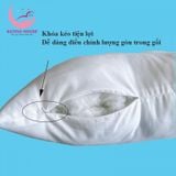 Ruột gối nằm 50x70cm, gòn lông vũ kháng khuẩn siêu êm, mềm mại 