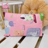  Gối gòn lông vũ 30x45cm/ Vải Cotton satin Hàn Quốc 