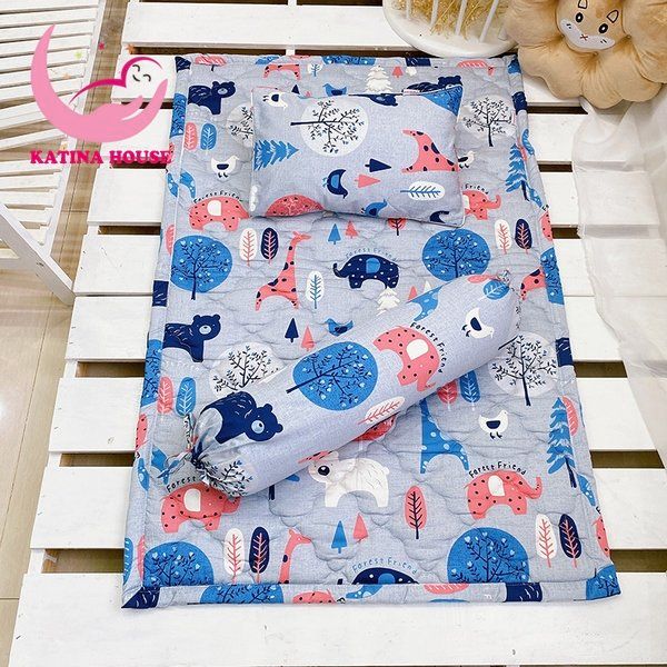  Bộ gối nệm (3 món)/ Vải Cotton Satin Hàn Quốc 