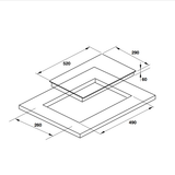 Bếp Từ Domino Hafele HC-I302B 536.61.770