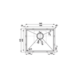 Chậu Rửa Bát 1 Hố Hafele HS21-SSN1S60 567.96.300