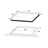 Bếp Từ Đôi Hafele HC-I2732A 536.61.726