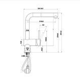 Vòi Rửa Bát Đá Hafele HT21-GH1P250 577.55.390