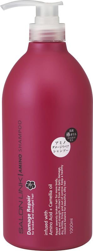  Dầu Gội Phục Hồi Hư Tổn Chiết Xuất Hoa Trà - Salon Link Amino Shampoo Damage Repair (1000ml) サロンリンクアミノダメージリペア椿ＳＰ1000ML 