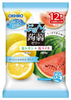  Thạch trái cây hương chanh muối & dưa hấu muối Orihiro (18g x 12 gói) ぷるんと蒟蒻ゼリーパウチ 塩レモン＋塩スイカ 