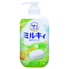  Sữa tắm hương cam chanh MILK BODY SOAP COW (550ml) ミルキィボディソープシトラスソープの香り ポンプ 