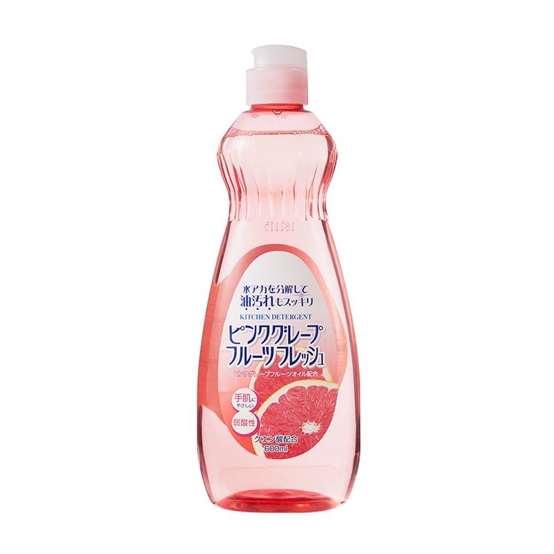  Nước rửa chén hương bưởi hồng Rocket (600ml) 弱酸性フレッシュピンクグレープフルーツ 