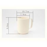  Ly nhựa Inomata màu trắng ngà (350ml) イノマタ レンジマグカップ アイボリー 