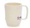  Ly nhựa Inomata màu trắng ngà (350ml) イノマタ レンジマグカップ アイボリー 