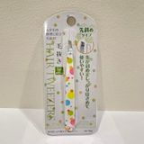  Nhíp thép không rỉ Seiwa Pro (9.5cm) 毛抜き(先斜めタイプ) 全長95ｍｍ 水玉柄 