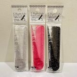 Lược gấp gọn cầm tay Seiwa Pro (21.4cm) コーム 二つ折りレディースコーム クリアラメ 