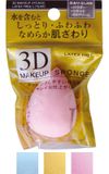  Mút trang điểm siêu mịn hình giọt nước 3D Beauty Sponge Seiwa Pro (size L) しっとりふわふわ滑らか3DメイクパフLしずく型 アソート 