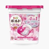  Viên giặt xả Gel Ball 4D P&G Bold Hương nắng mai (11 viên) ボールド ジェルボール4D 爽やかフレッシュフラワーサボン 本体 1個 洗濯洗剤 P＆G 