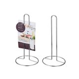  Giá treo khăn giấy Inox dạng đứng Echo Metal (rộng 12.5cm x cao 26cm) キッチンペーパーホルダー 直径12.5×高さ26cm 