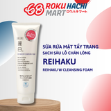  Sữa Rửa Mặt Giảm Thâm Nám - Reihaku W Cleansing Foam (190g) 麗白 薬用Ｗクレンジングフォーム190G 