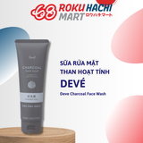  Sữa Rửa Mặt Than Hoạt Tính - Deve Charcoal Face Wash (170g) ディブ 炭洗顔フォーム170G 