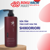  Sữa Tắm Dưỡng Ẩm Dầu Hoa Trà - Shikioriori Tsubaki Oil Body Soap (600ml) 四季折々 椿油ボディソープボトル600ML 