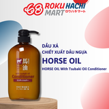  Dầu Xả Chiết Xuất Dầu Ngựa Dưỡng Ẩm - Horse Oil Conditioner (600ml) 馬油コンディショナー600ML 