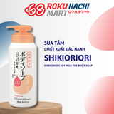  Sữa Tắm Đậu Nành Dưỡng Ẩm - Shikioriori Soy Milk The Body Soap (600ml) 四季折々 豆乳イソフラボンボディソープ600ML 