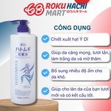  Nước Hoa Hồng Dưỡng Ẩm Chiết Xuất Ý Dĩ - Hatomugi The Lotion (1000ml) 麗白 ハトムギ化粧水 本体1000ML 