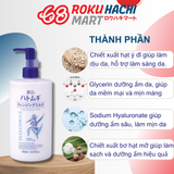  Sữa Rửa Mặt Dưỡng Ẩm Tẩy Trang - Hatomugi The Cleansing milk (500ml) 麗白 ハトムギ クレンジングミル500ML 