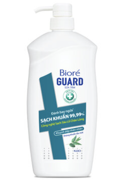  Sữa tắm làm sạch sâu hương khuynh diệp thiên nhiên Biore Guard (800g) 