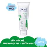  Sữa rửa mặt thanh lọc da ngăn ngừa mụn Biore Skin Purifying Facial Foam - Acne Care (100g) 