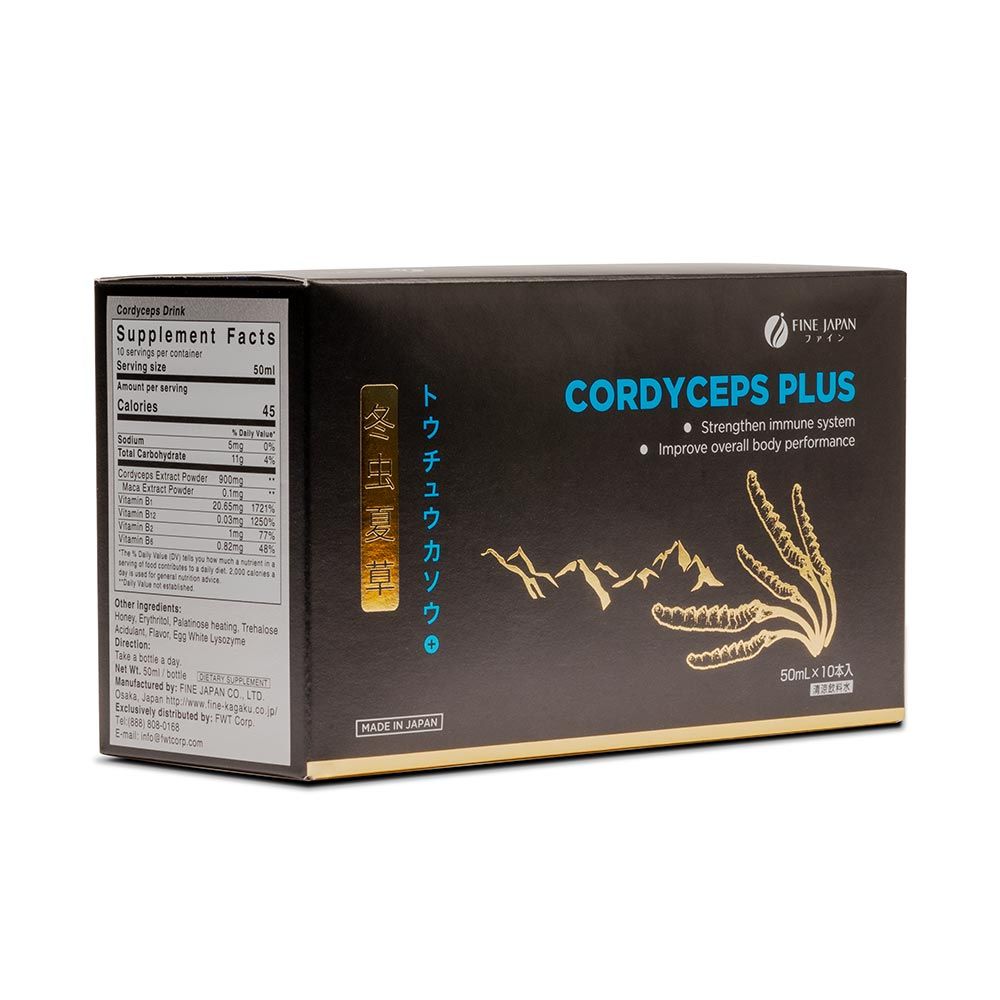  Đông trùng hạ thảo Fine Japan Cordyceps Plus (10chai x 50ml) 液体の冬虫夏草 