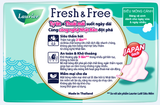 Băng vệ sinh siêu mỏng cánh Laurier Fresh & Free (22cm x 8 miếng) 