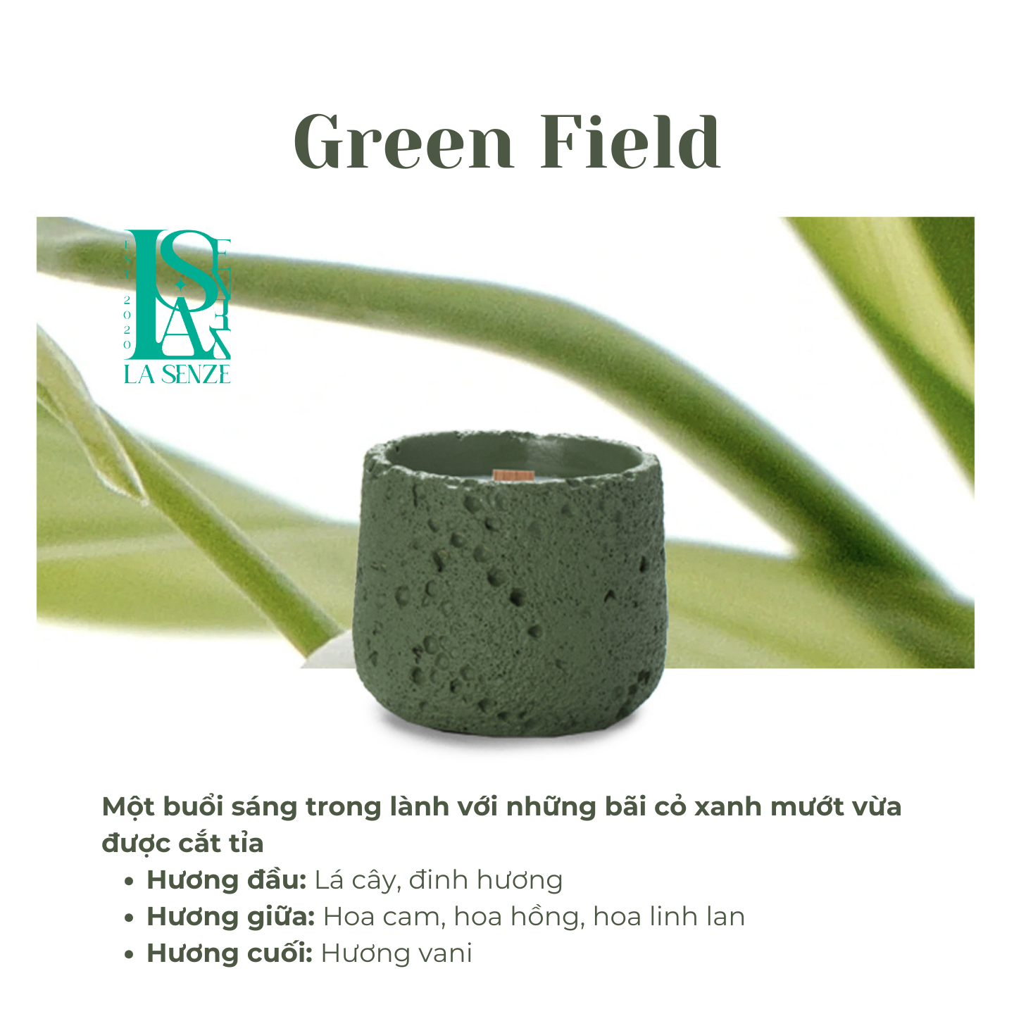  Nến Thơm Nghệ Thuật Moonlit Stone Collection 