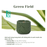  Nến Thơm Nghệ Thuật Moonlit Stone - GREEN FIELD 