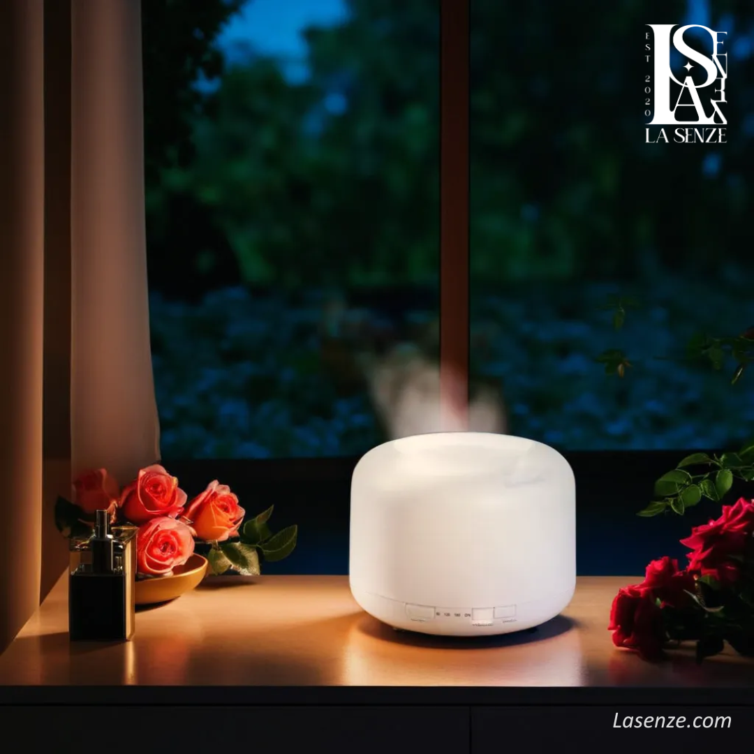  Máy xông tinh dầu Ultrasonic - Bedroom & Living room Aromatherapy Machine 500ml 