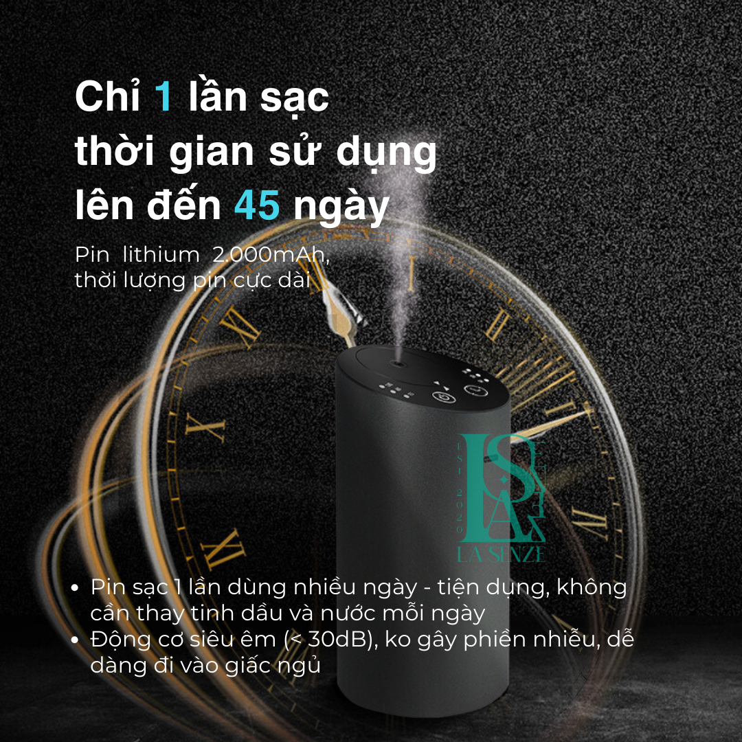  Máy Khuếch Tán Tinh Dầu Chuyên Nghiệp TravelMist Pro 