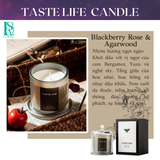  Nến Thơm Tinh Dầu Hũ Pha Lê Cao Cấp Taste Life Home Decoration Set Quà Tặng 